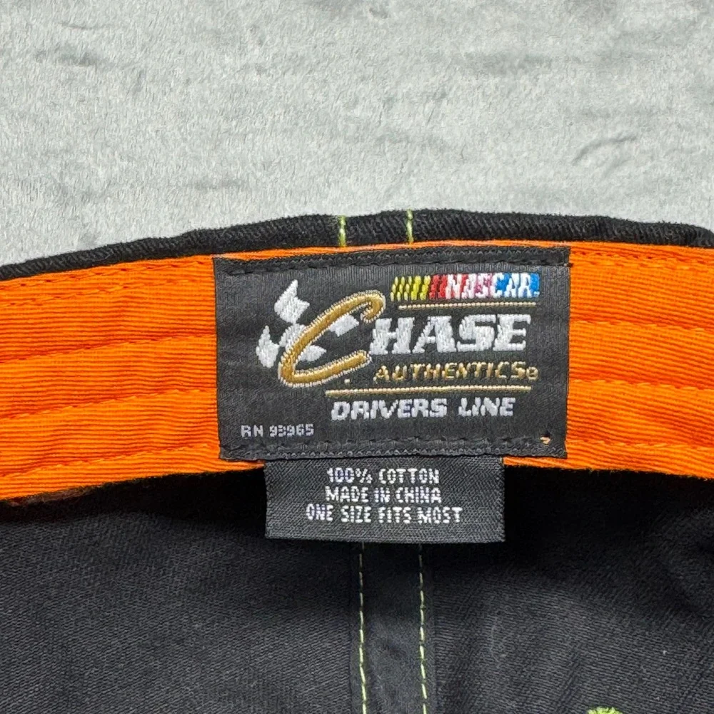 Nascar Chase Authentic Motorsports Go Daddy Black Baseball Cap Dale Earnhardt Jr